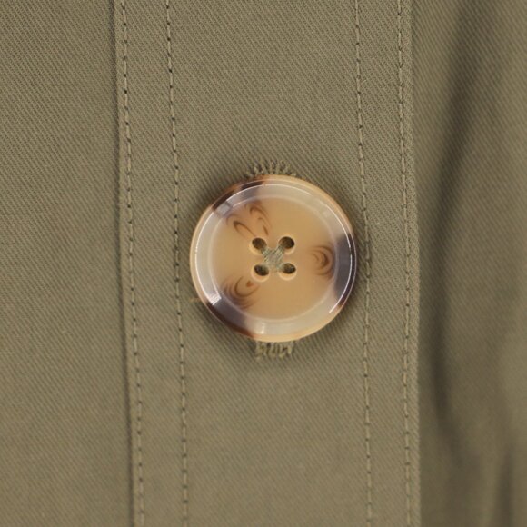 NWT TUCKERNUCK Army Green Sleeveless Chamberlin A-Line Midi Dress Size S - Picture 6 of 10